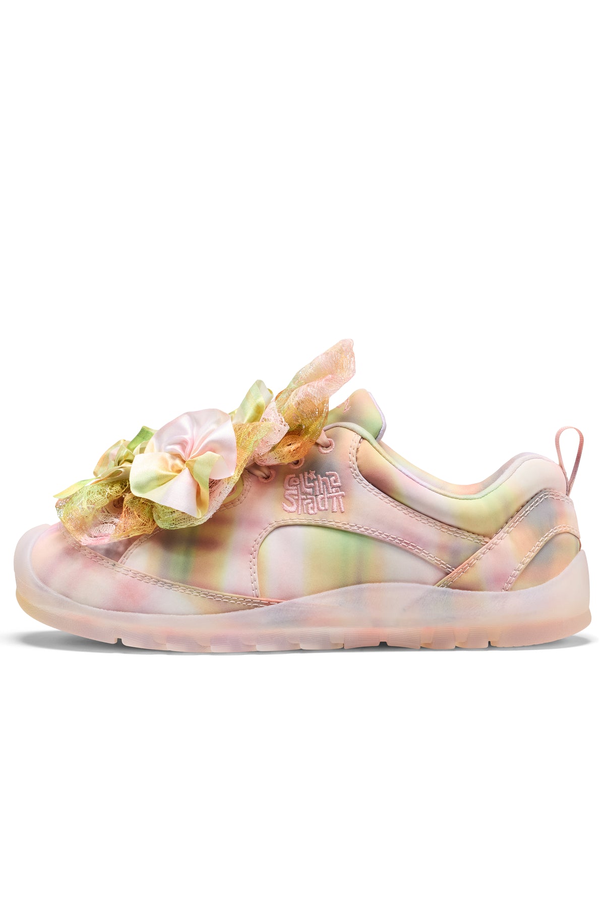 COLLINA STRADA x KEEN STRADA PLAID/SEASHELL PINK JASPER 'ROCKS' SP