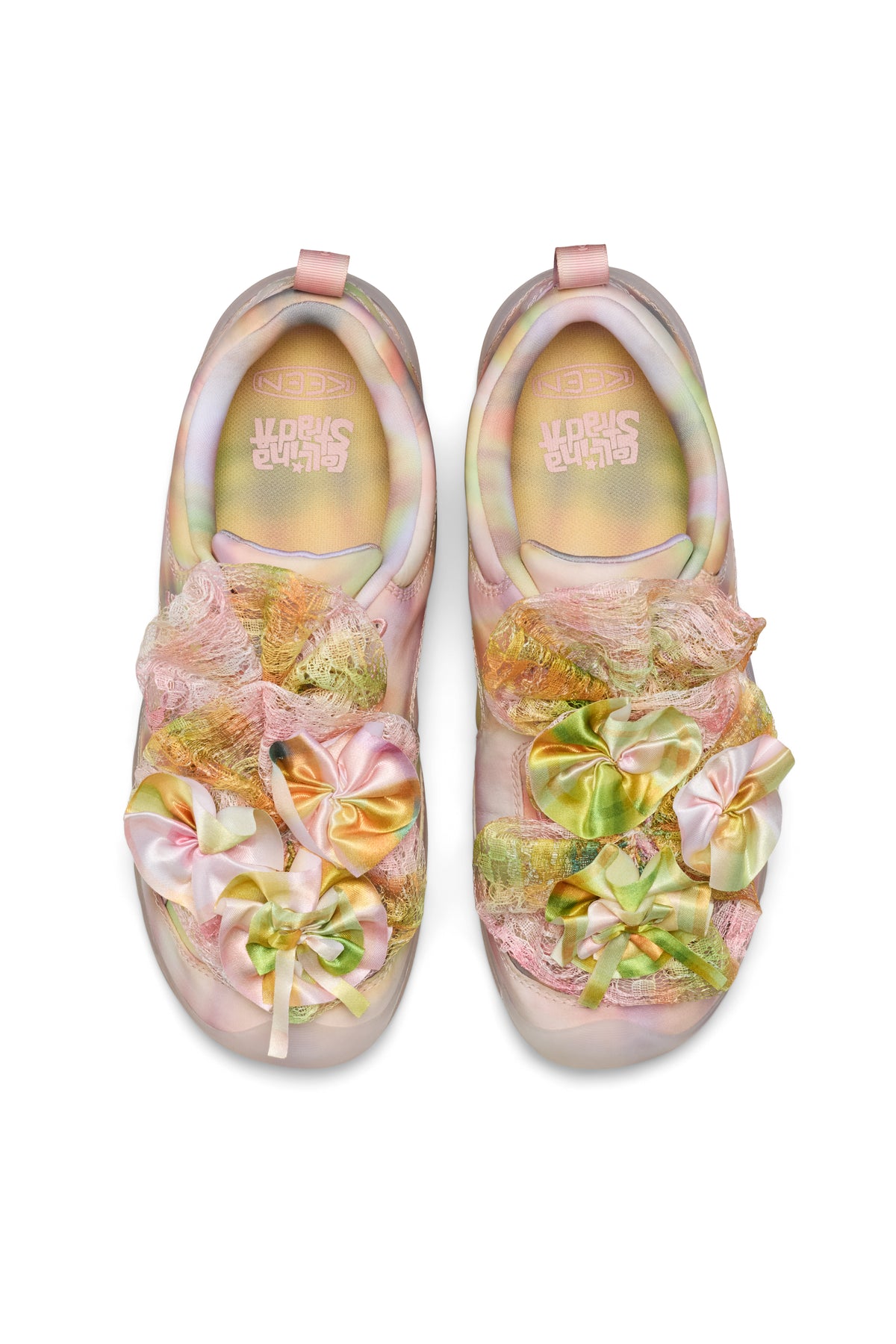 COLLINA STRADA x KEEN STRADA PLAID/SEASHELL PINK JASPER 'ROCKS' SP