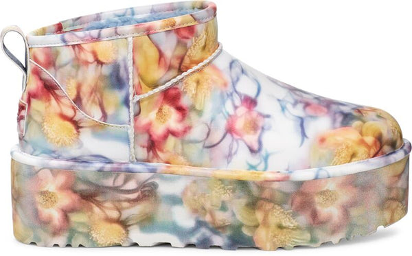 COLLINA STRADA X UGG ULTRA MINI PLATFORM LIGHT BLUE FLORAL