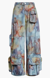 BARBED FLORAL GARDEN CARGO PANT