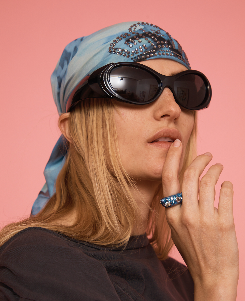 SEA BLUE DEMI ALIEN RING| COLLINA STRADA – Collina Strada SEA BLUE DEMI ALIEN RING| COLLINA STRADA – Collina Strada