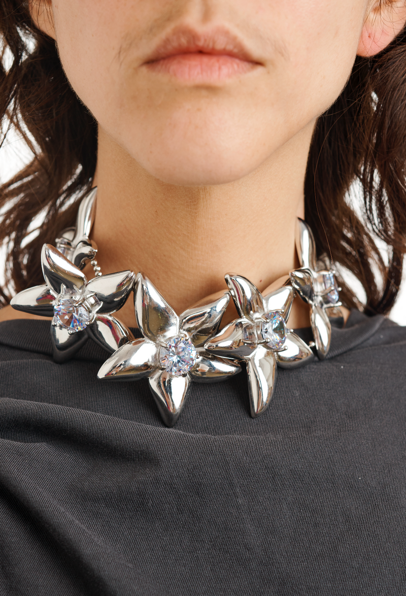 CRYSTAL CLEAR MEGA STARLINK NECKLACE