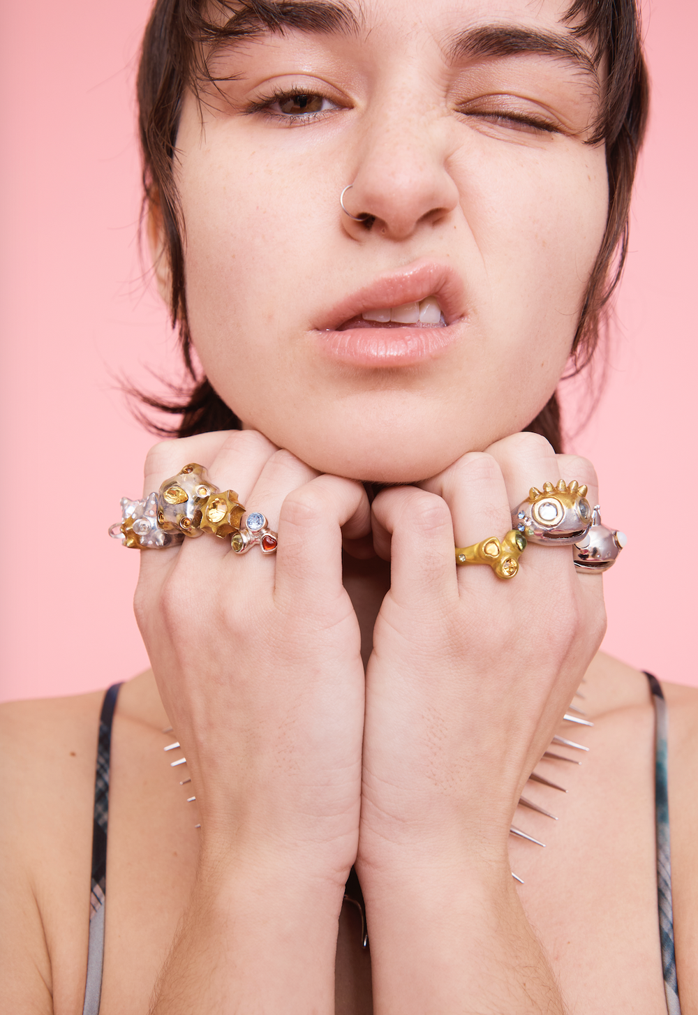 【関税込み】Collina Strada シルバー Florence リング SILVER MULTI FLORENCE RING | COLLINA STRADA – Collina Strada