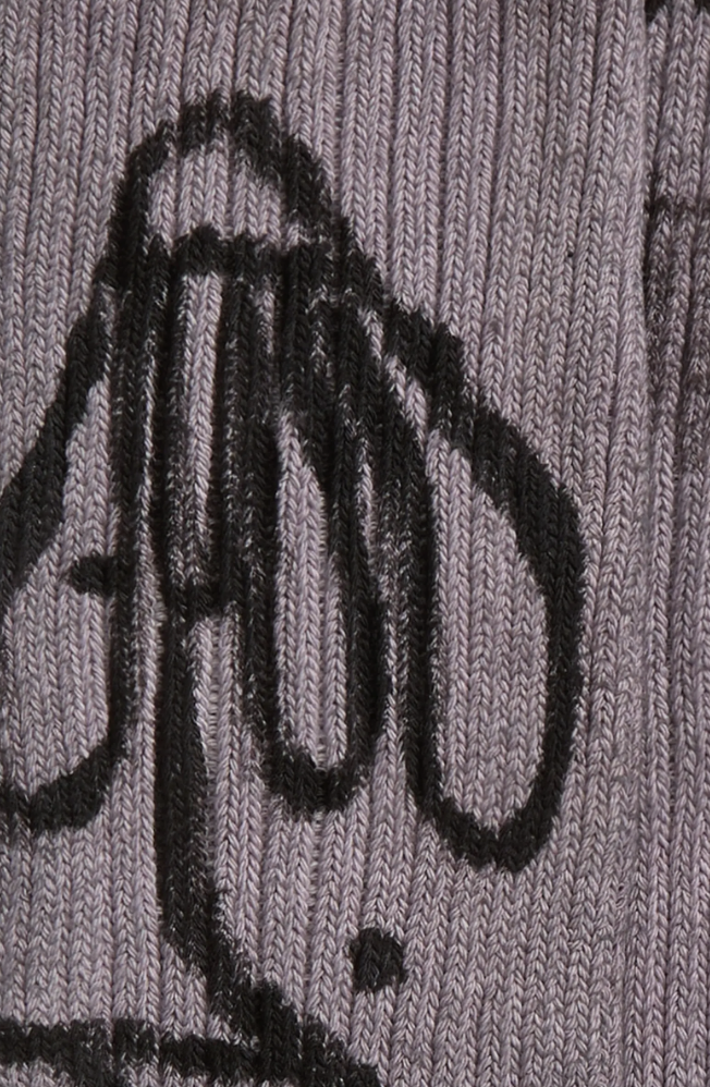 CHARCOAL DAISY SOCKS