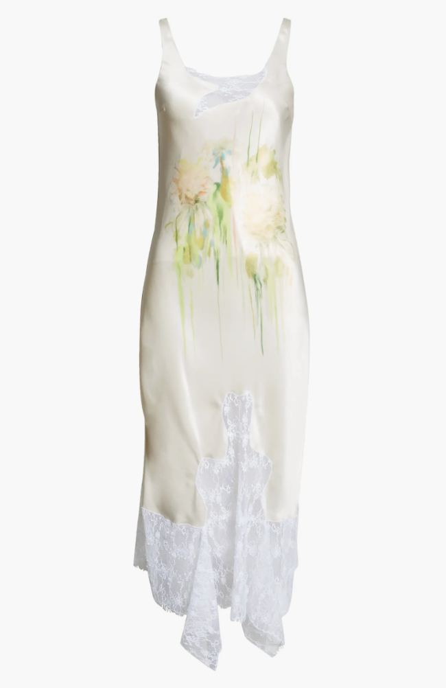 FLOWER DRIP ANEMONE DRESS