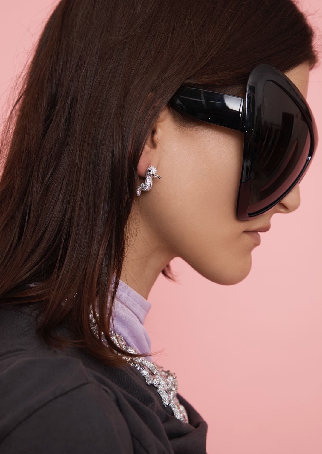 GREEN APPLE SLUG EARRINGS