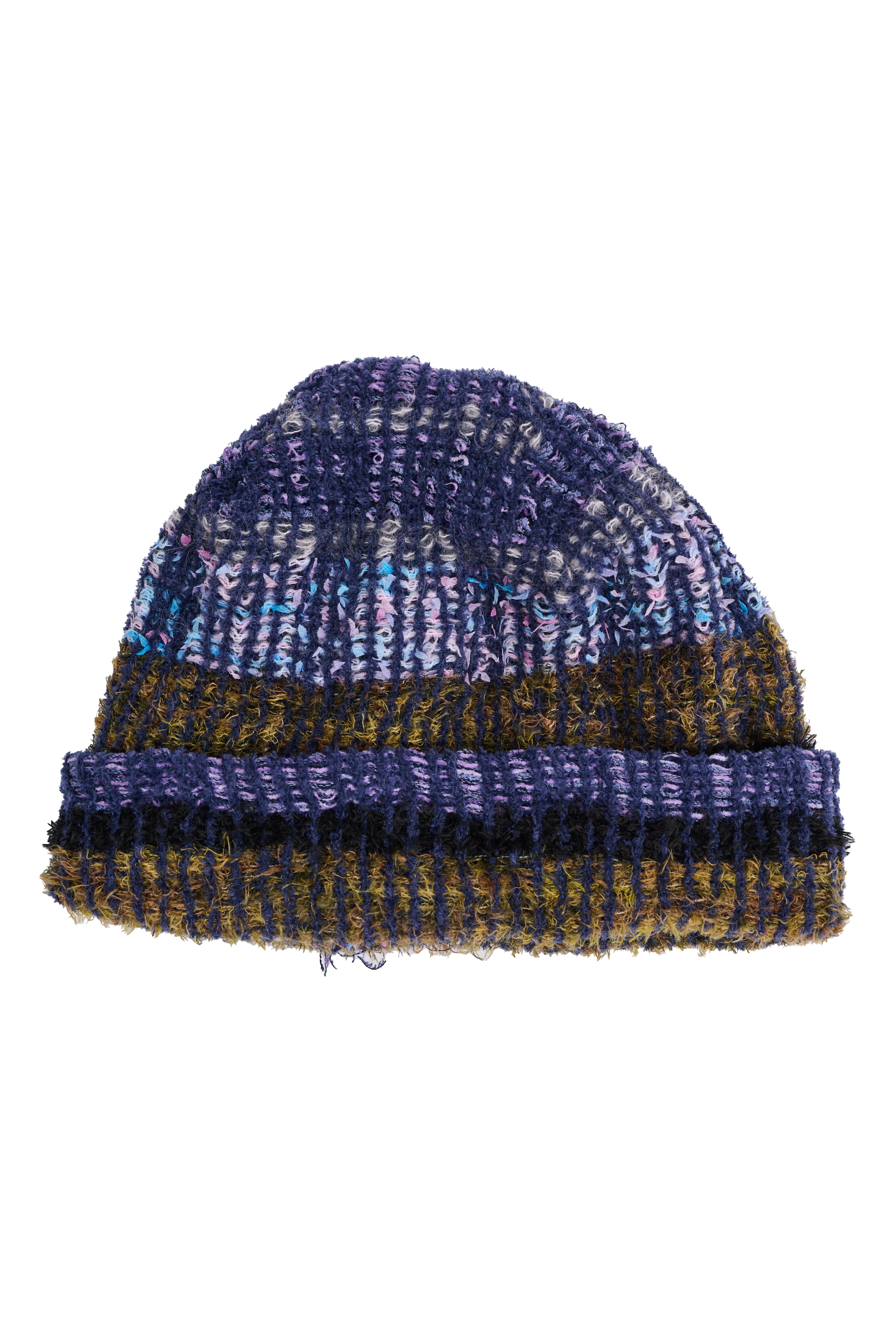 VITELLI PURPLE PLAID WINTER HAT