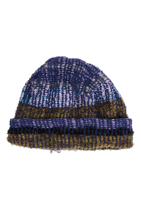 VITELLI PURPLE PLAID WINTER HAT