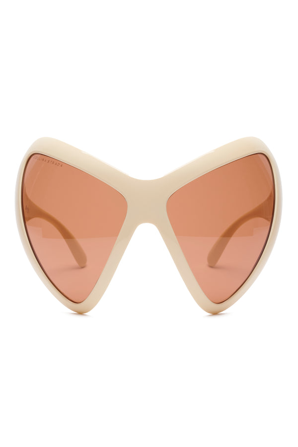 CREAM MARIPOSA SUNGLASSES