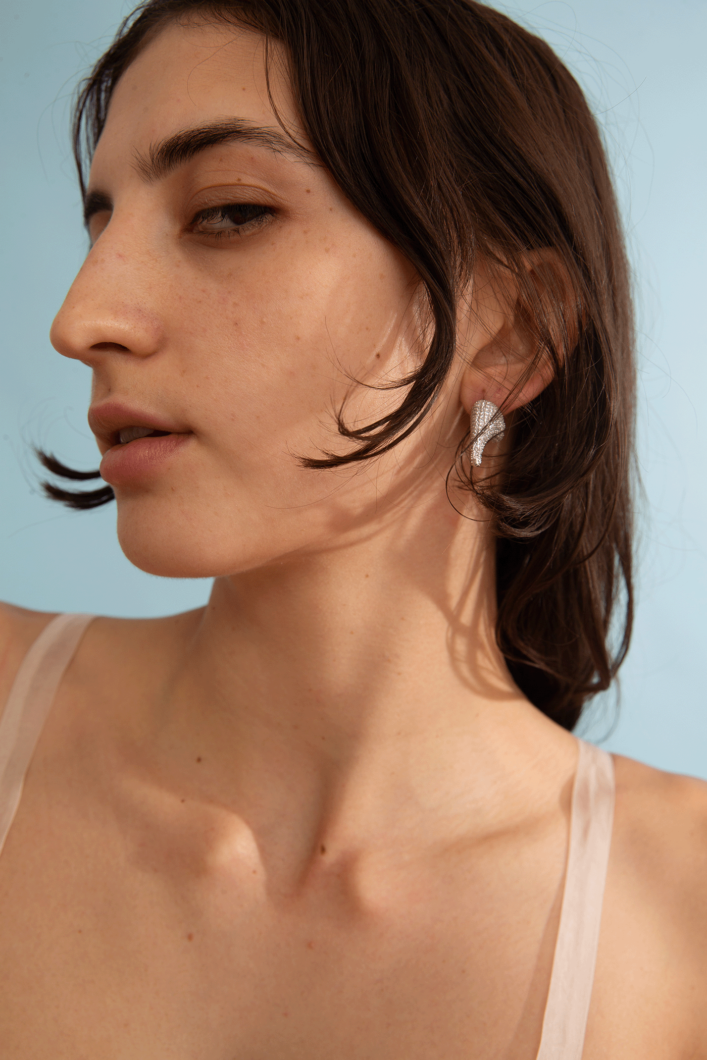 CRYSTAL SUPER THORN EARRING