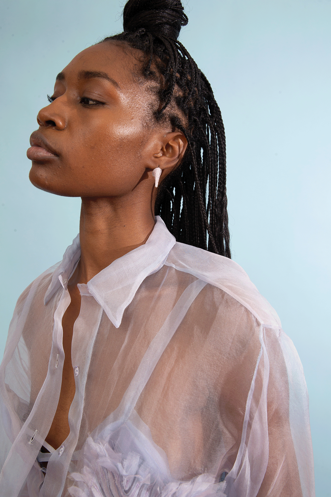 LIGHT PINK SUPER THORN EARRING | COLLINA STRADA – Collina Strada