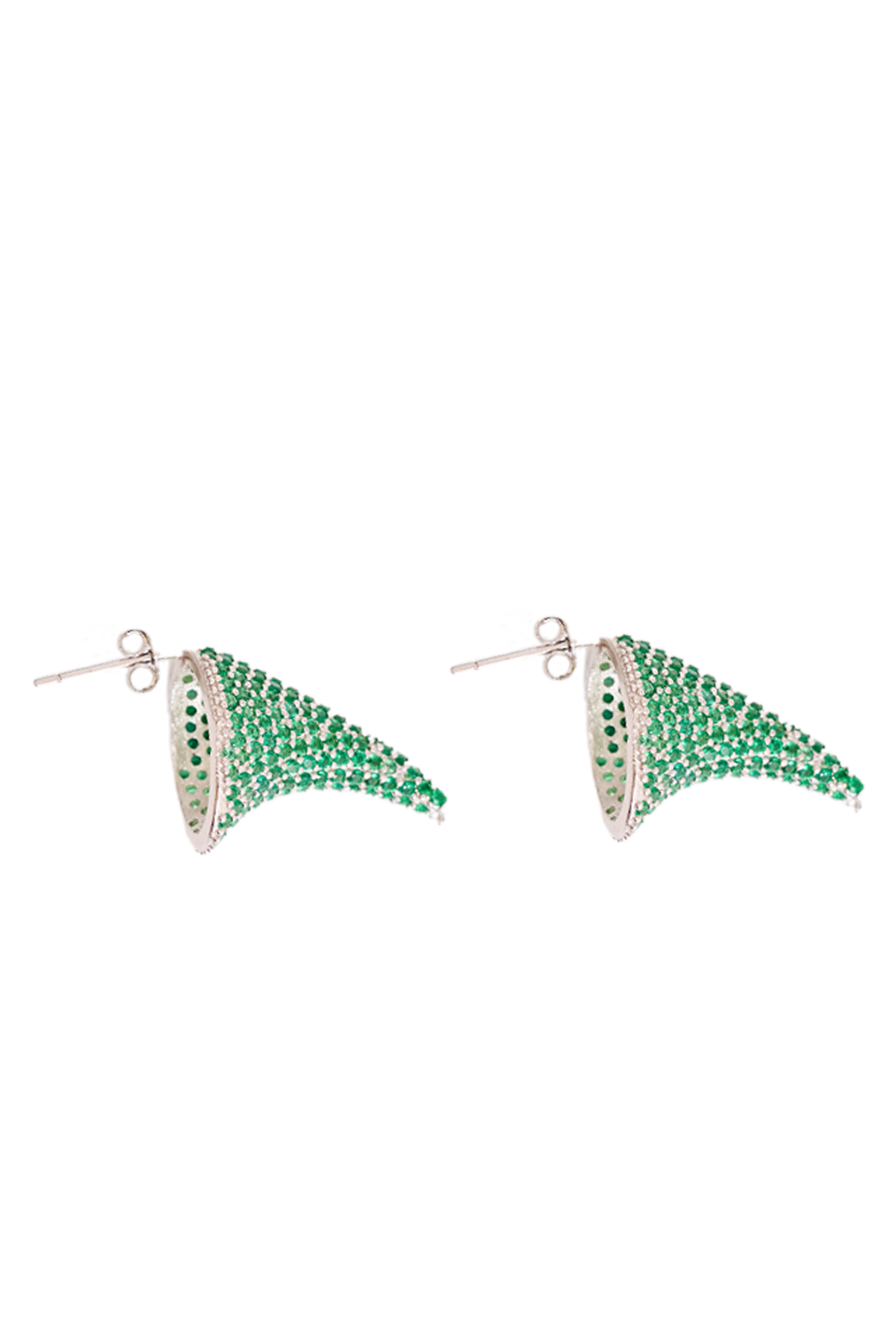 EMERALD SUPER THORN EARRING