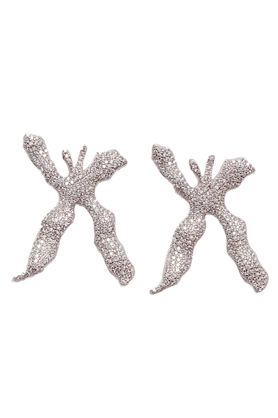 CRYSTAL MARIPOSA EARRING | COLLINA STRADA – Collina Strada CRYSTAL MARIPOSA EARRING | COLLINA STRADA – Collina Strada