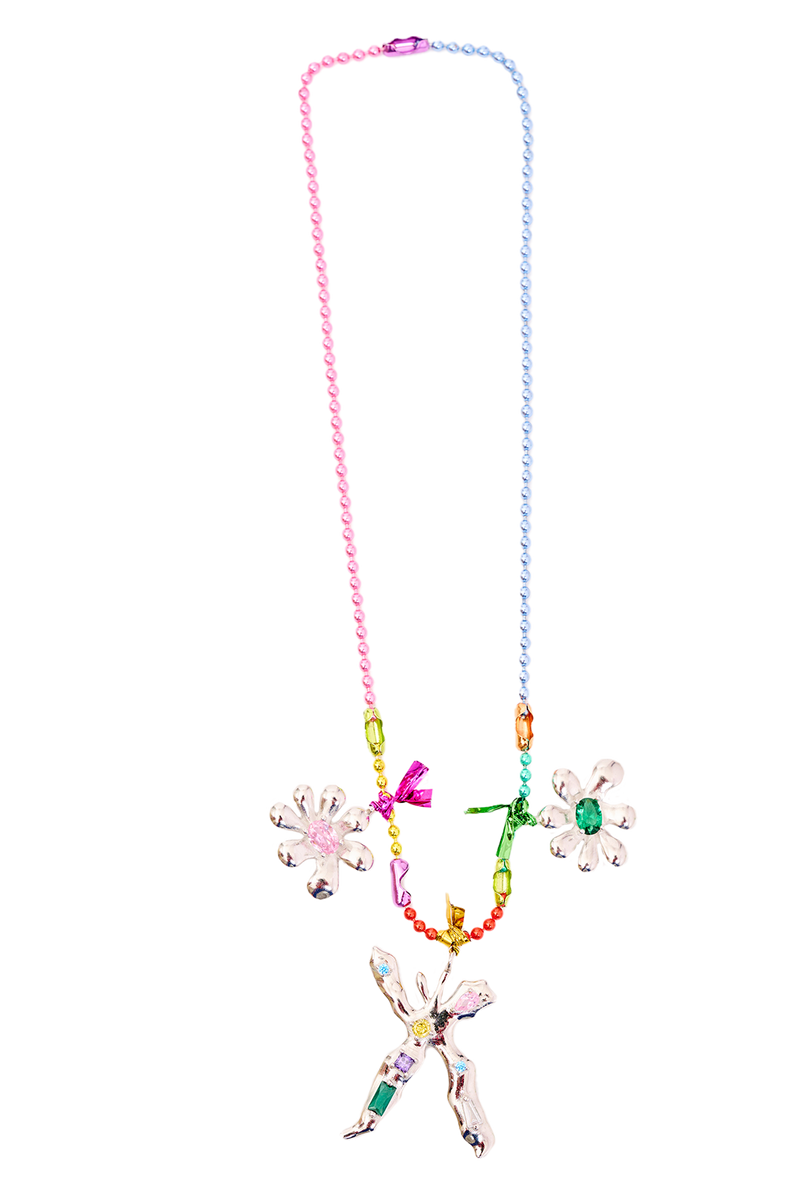 GEMSTONE MARIPOSA NECKLACE