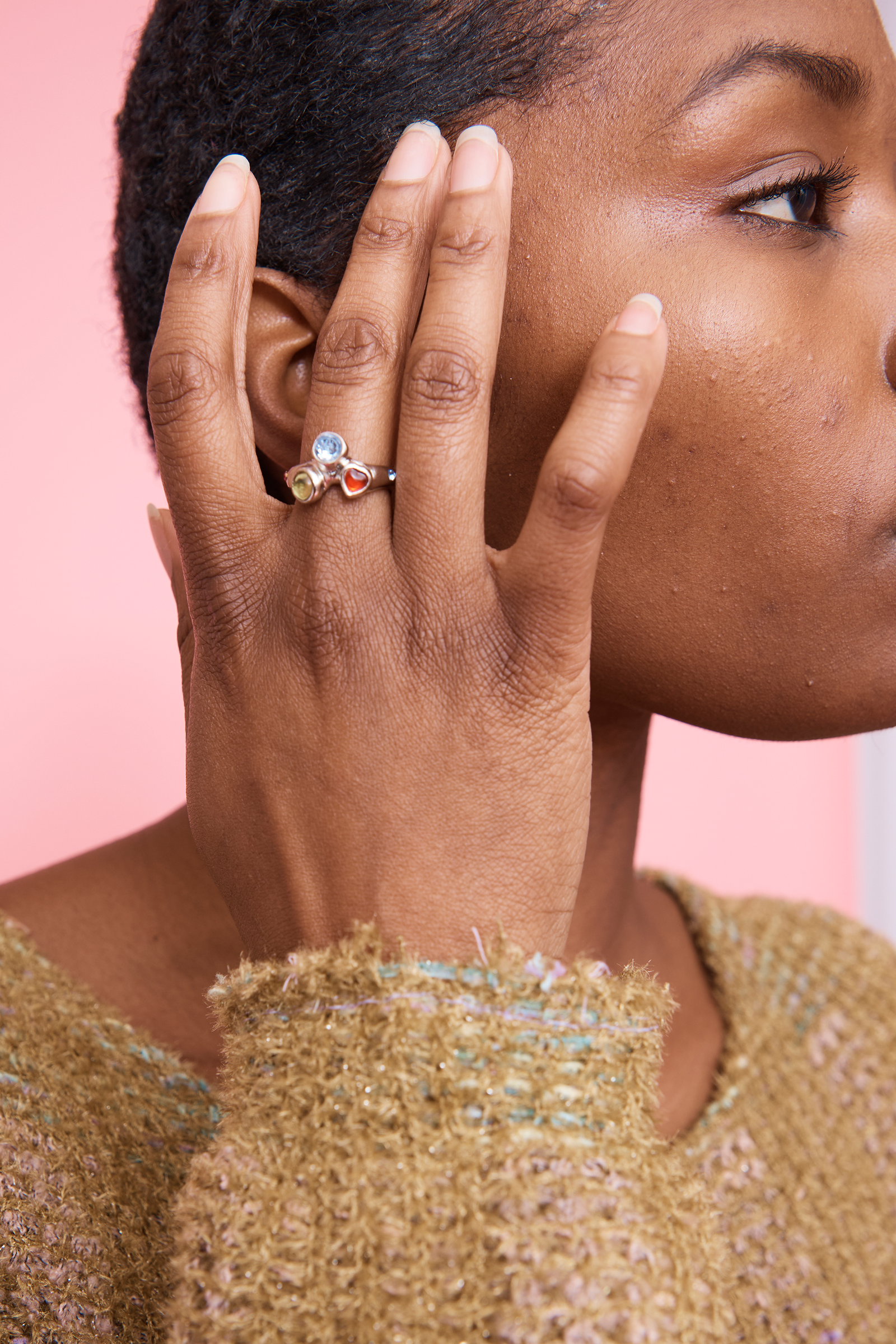 【関税込み】Collina Strada パープル Florence リング LILAC STRIPE FLORENCE RING | COLLINA STRADA – Collina Strada