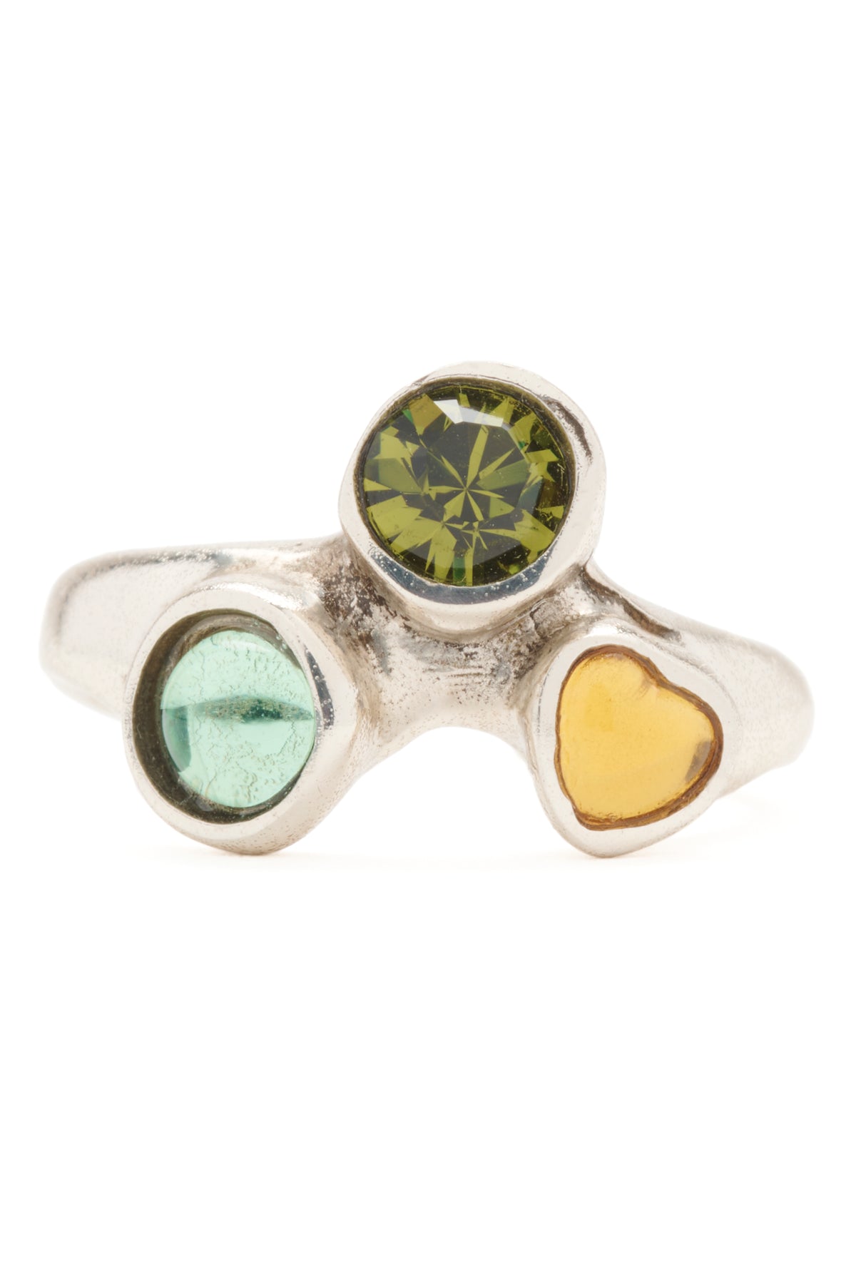SILVER OLIVE FLORENCE TOE RING