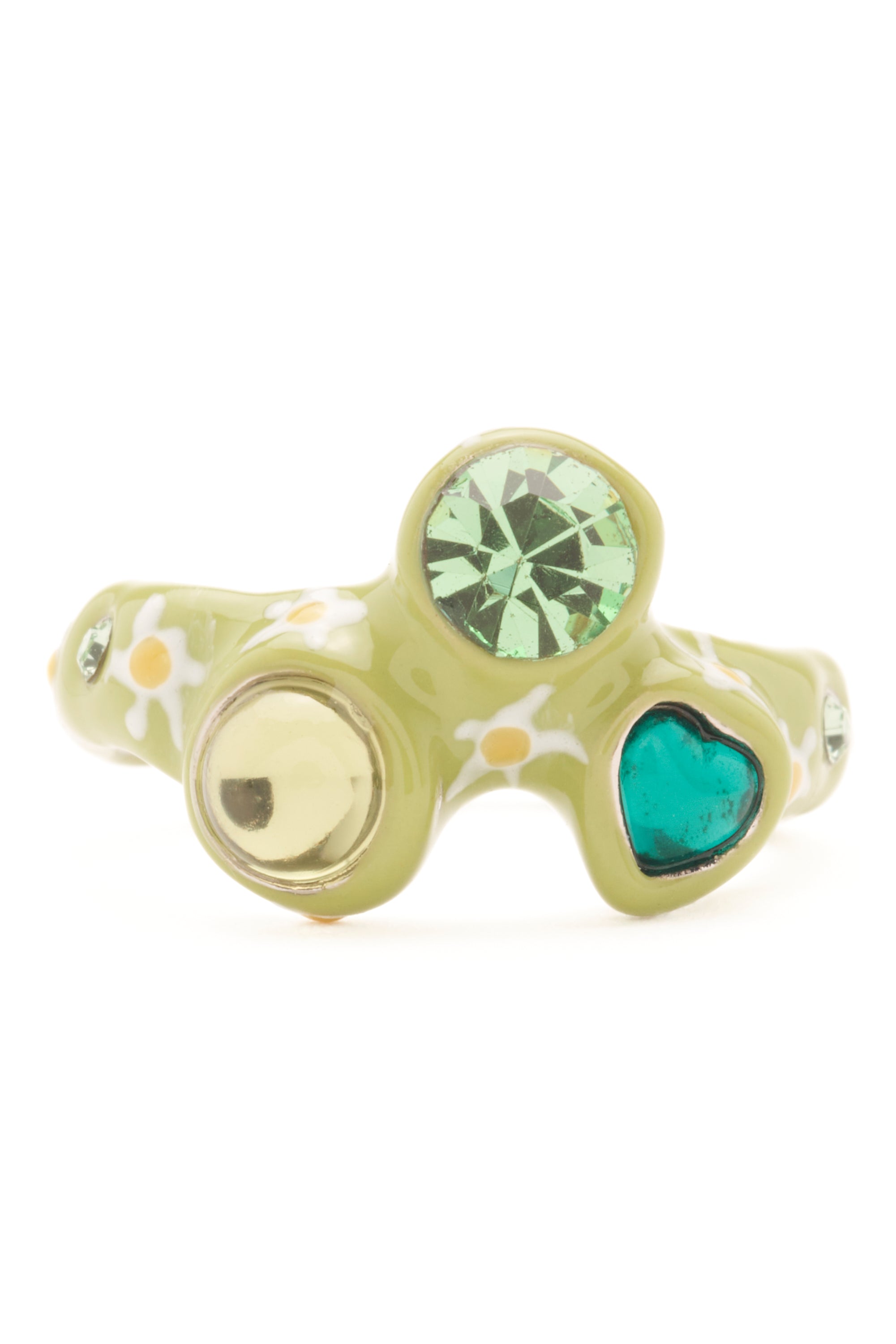 LIME FLOWERS FLORENCE RING
