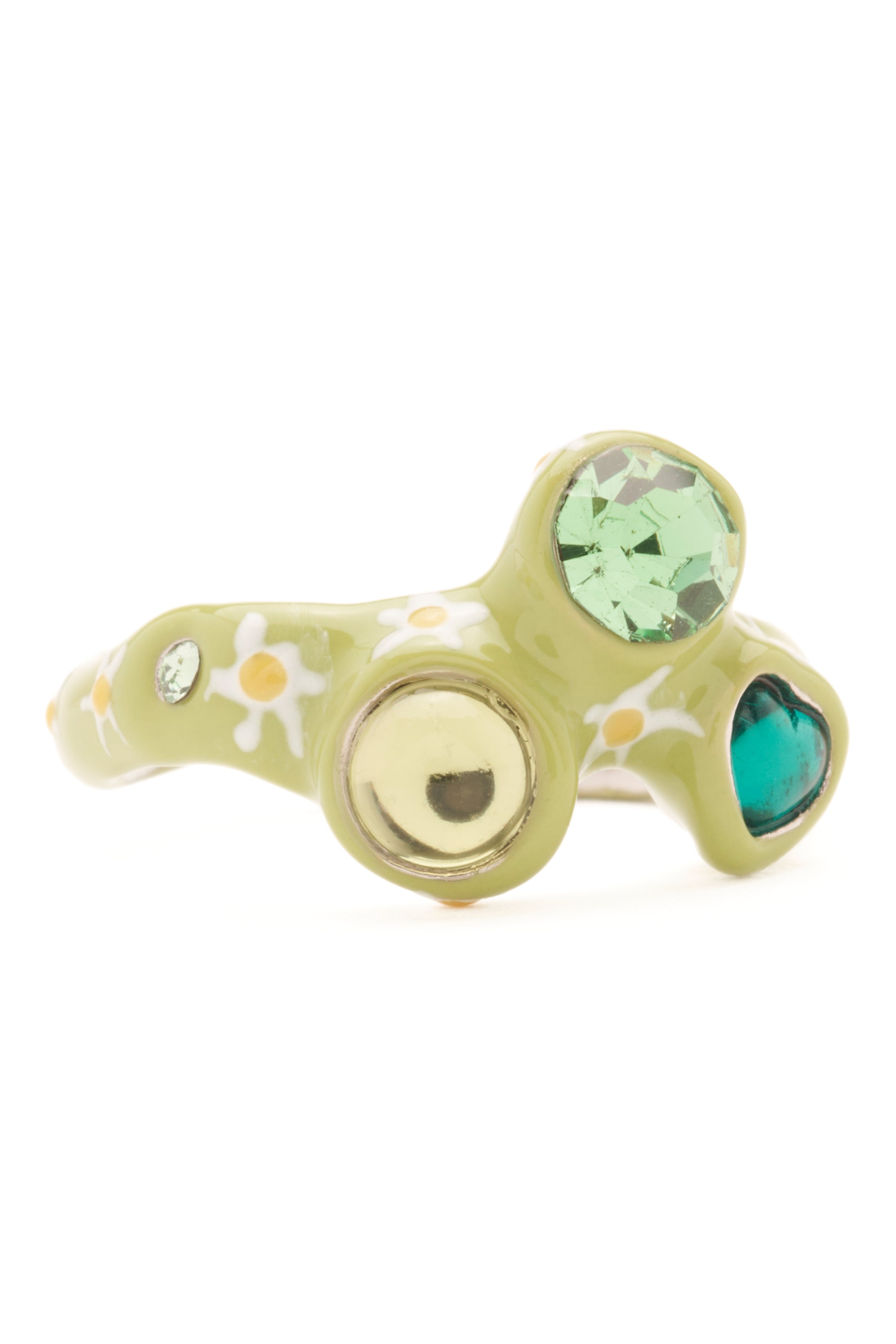 LIME FLOWERS FLORENCE RING