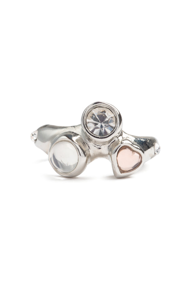 SILVER CLEAR FLORENCE RING