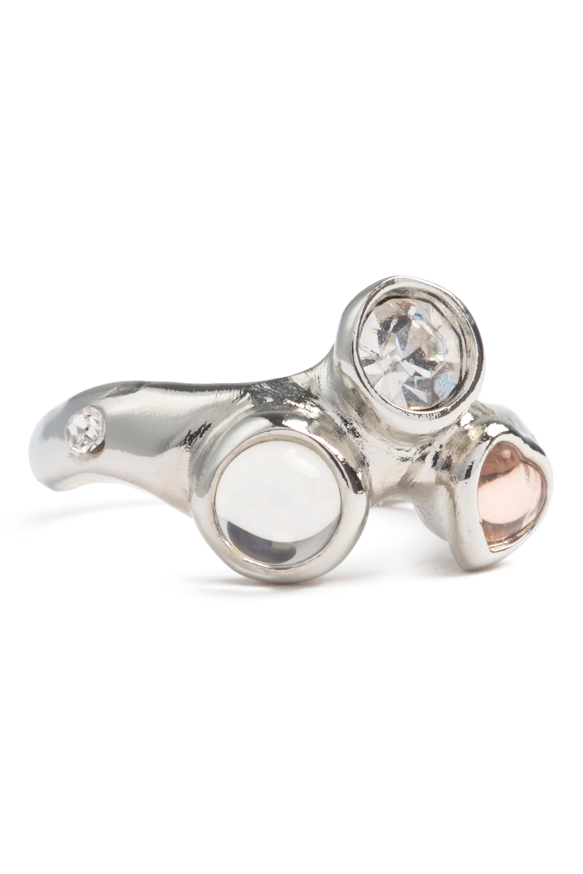 SILVER CLEAR FLORENCE RING