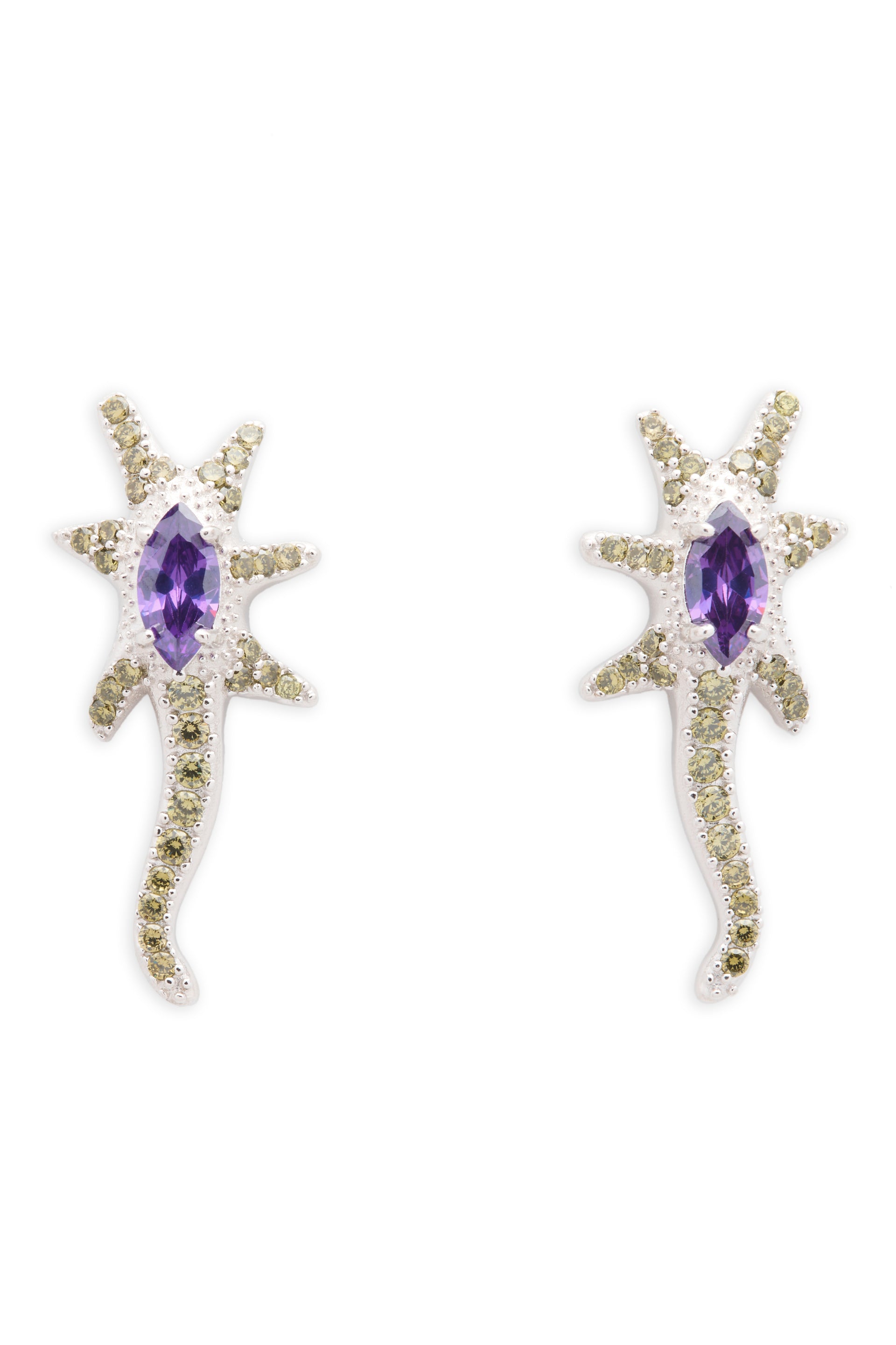 LAVANDER STAR TRAIL EARRINGS