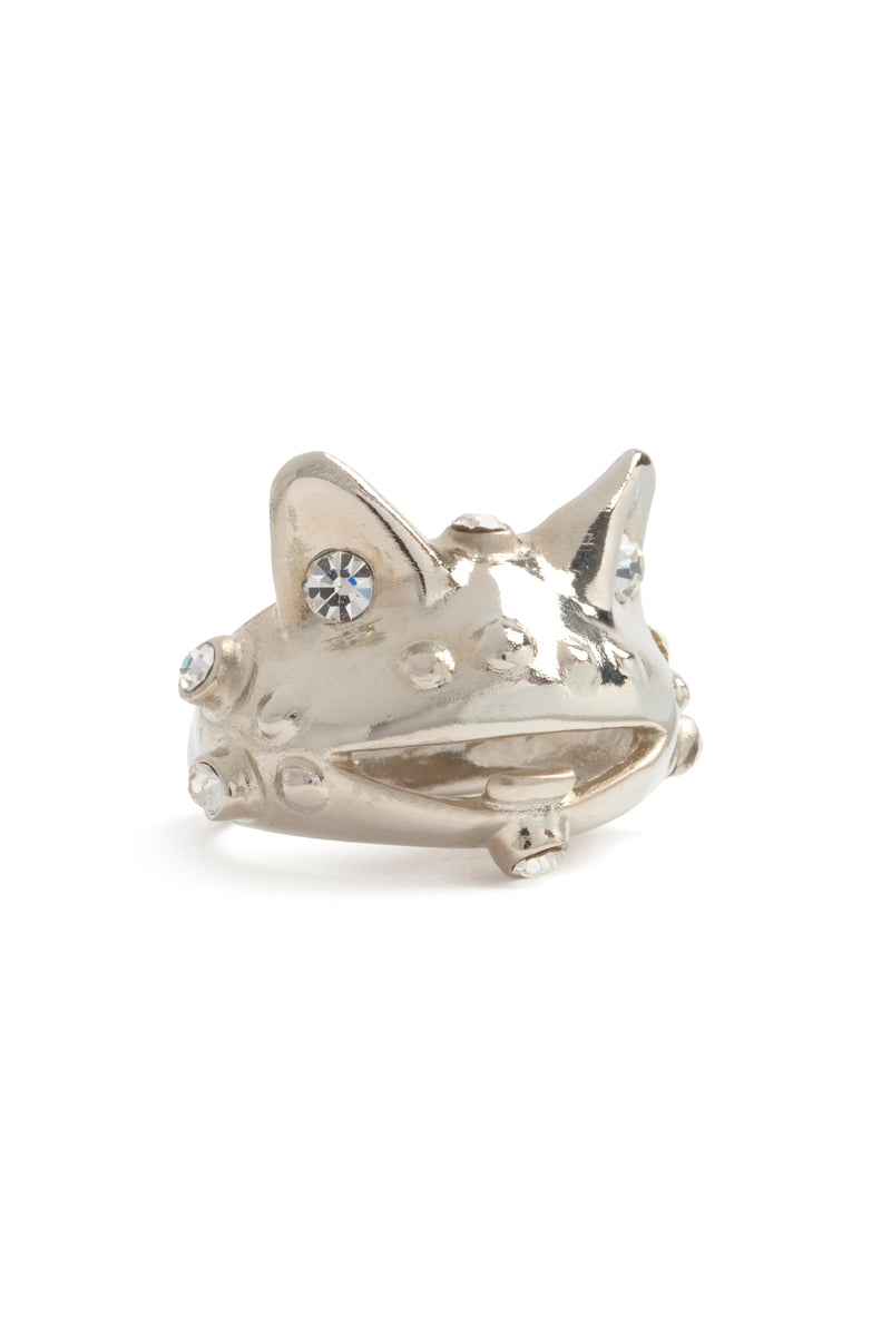 SILVER DRAGON BABY RING