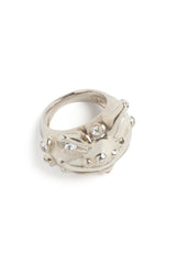 SILVER DRAGON BABY RING