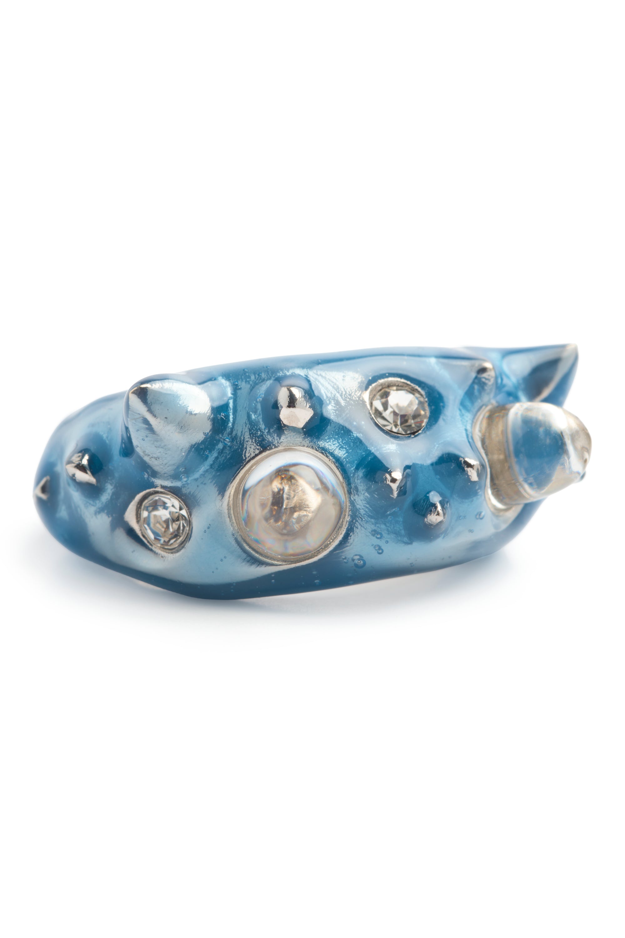 SEA BLUE DEMI ALIEN RING
