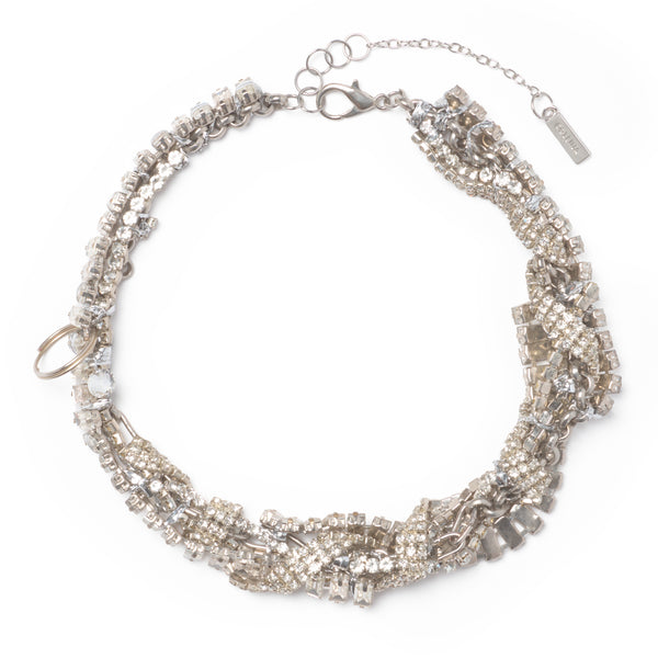 ★COURONNE★ Delica Chain Necklace_RCEAX25141GDX gabriel-co-gold-diamond-cut-
