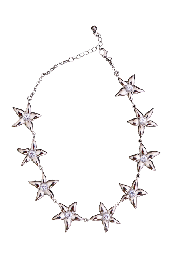 CRYSTAL CLEAR SUPER STARLINK NECKLACE