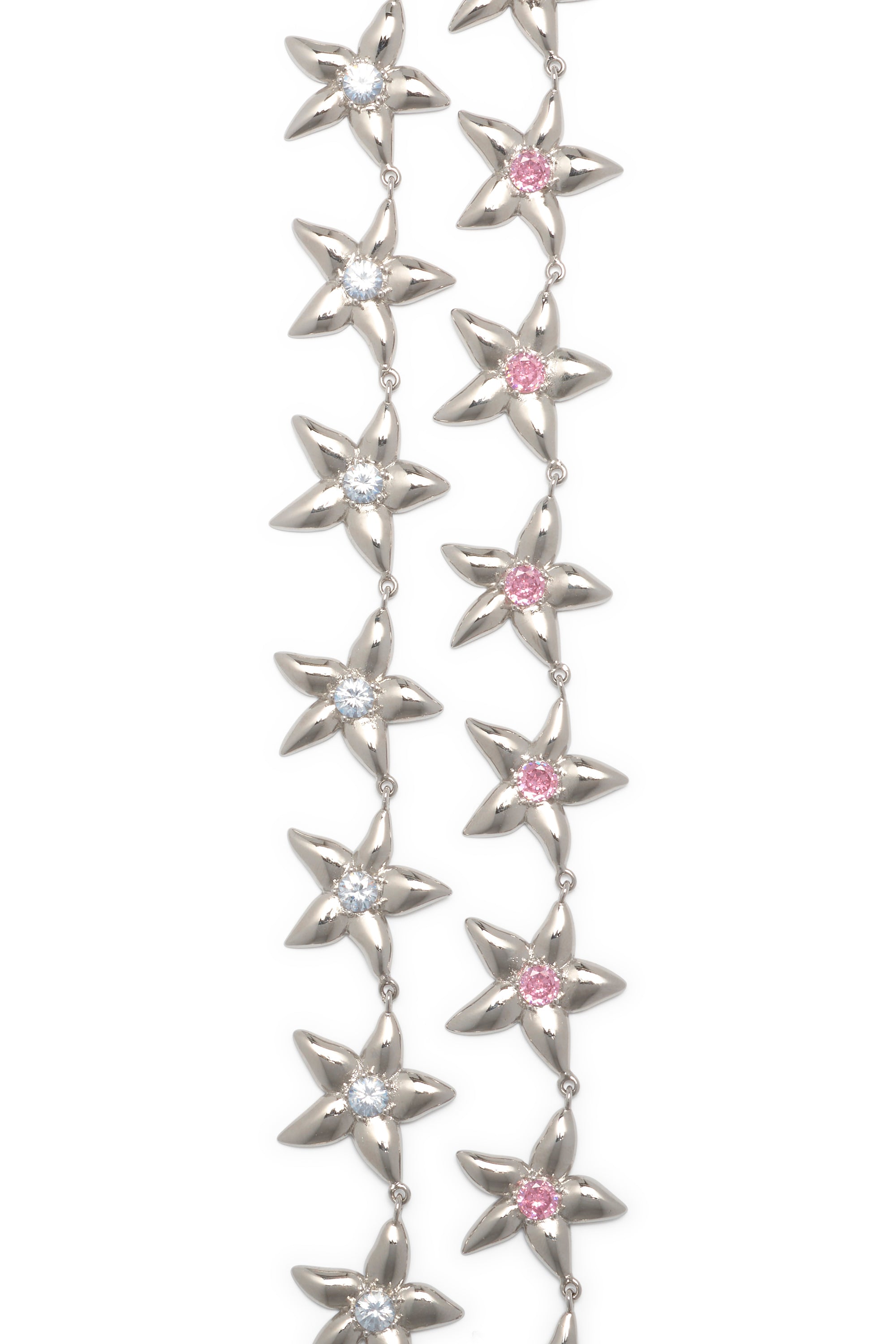 CRYSTAL CLEAR SUPER STARLINK NECKLACE | COLLINA STRADA