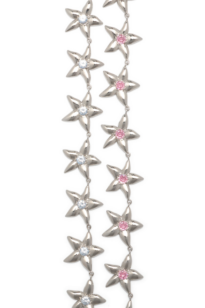 CRYSTAL CLEAR SUPER STARLINK NECKLACE