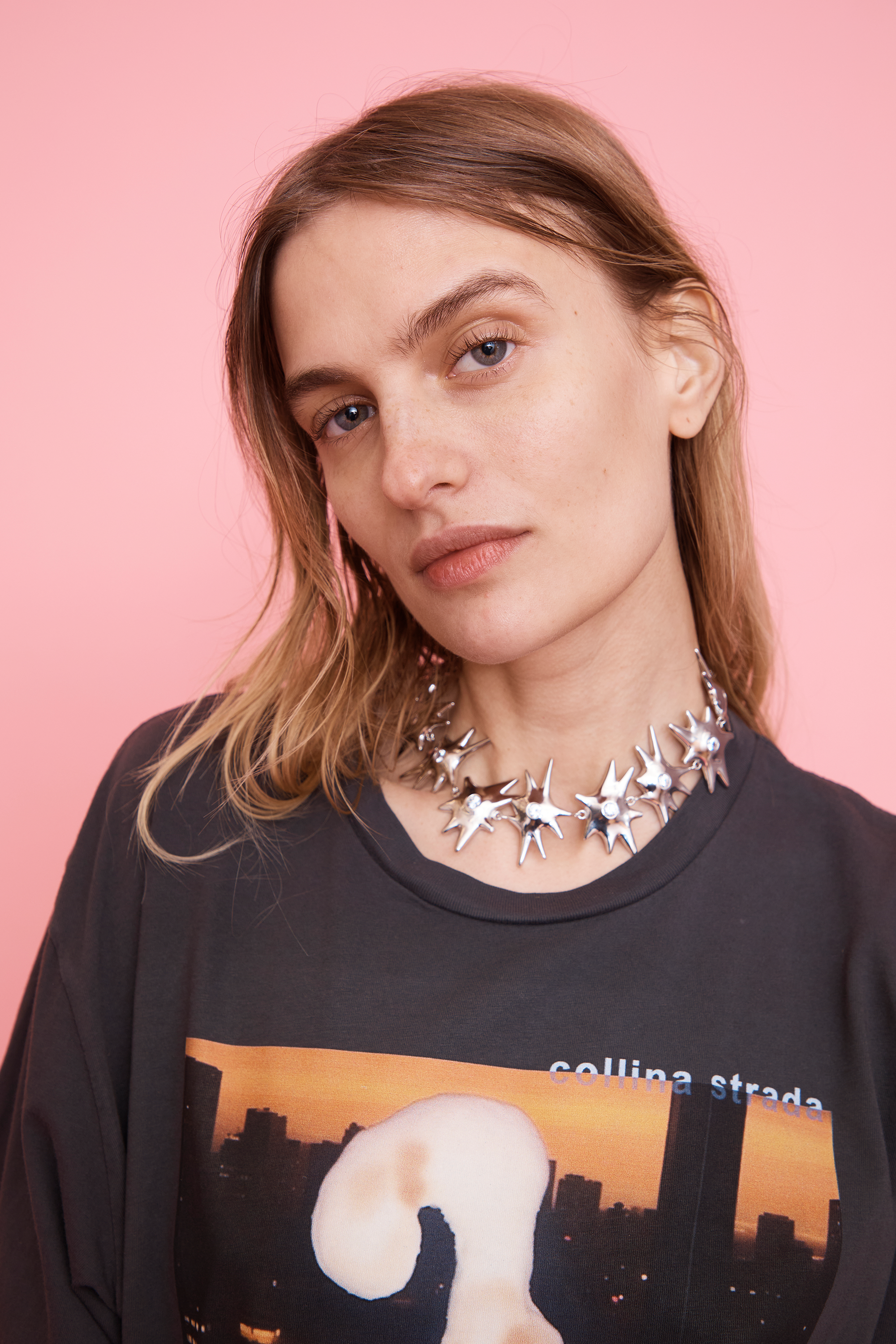 CRYSTAL CLEAR STARRY NECKLACE