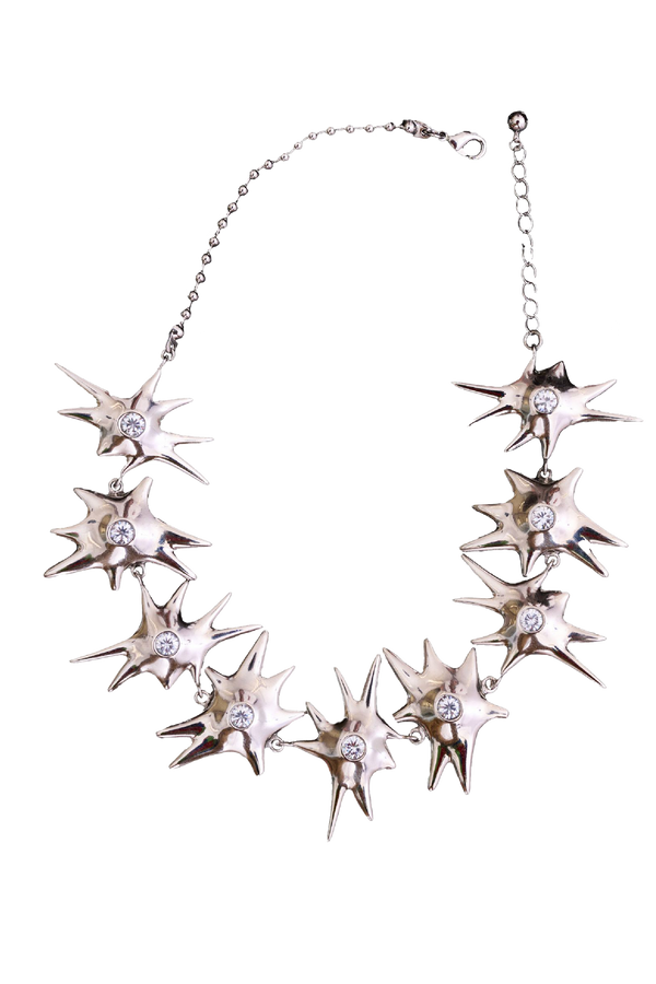 CRYSTAL CLEAR STARRY NECKLACE