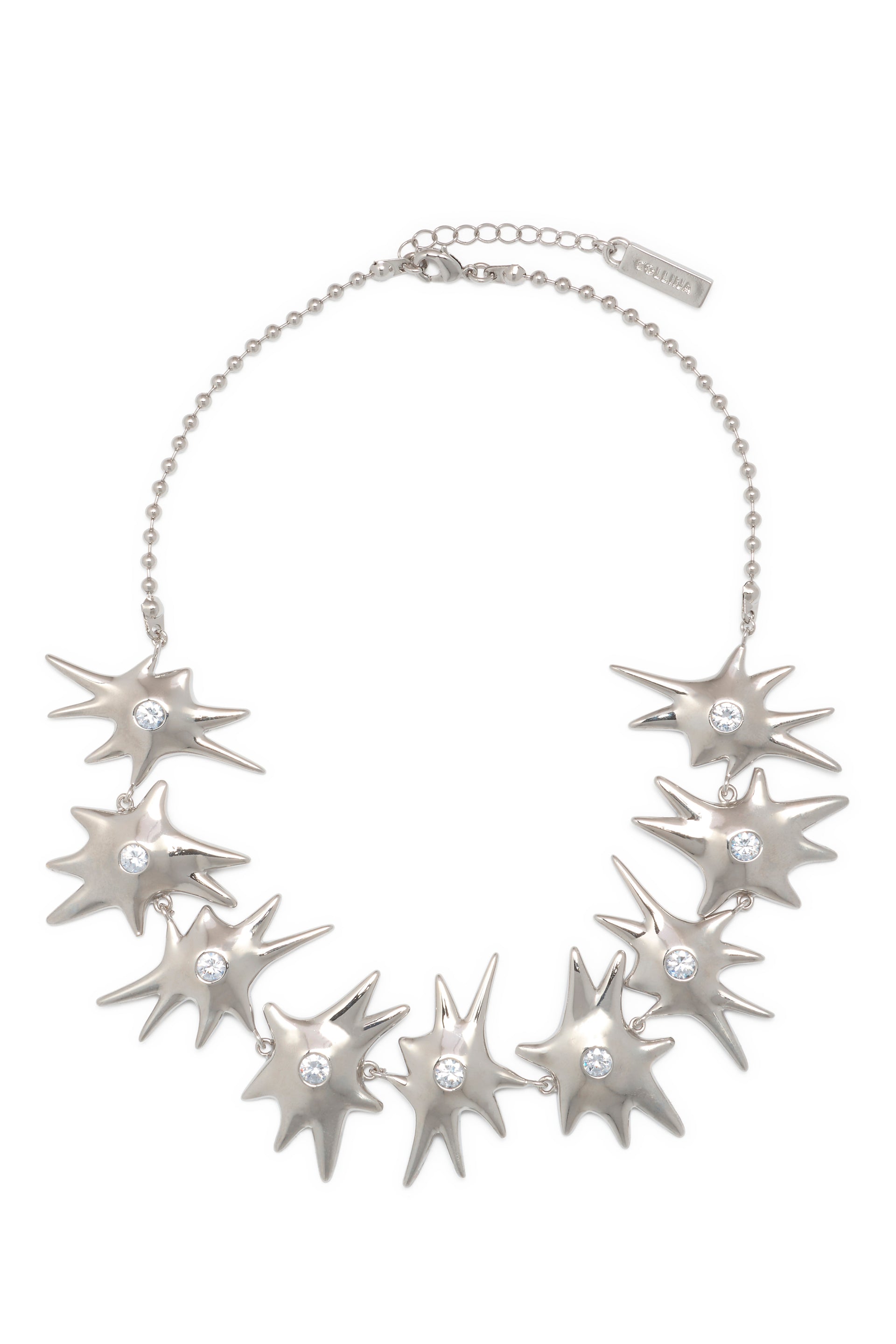 CRYSTAL CLEAR STARRY NECKLACE