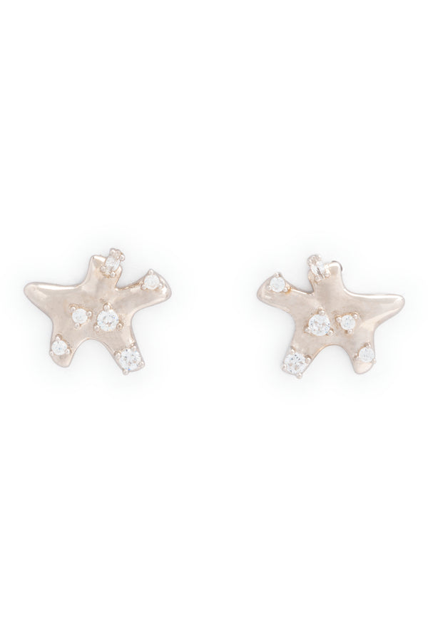 CRYSTAL CLEAR ESTRELLA STUDS