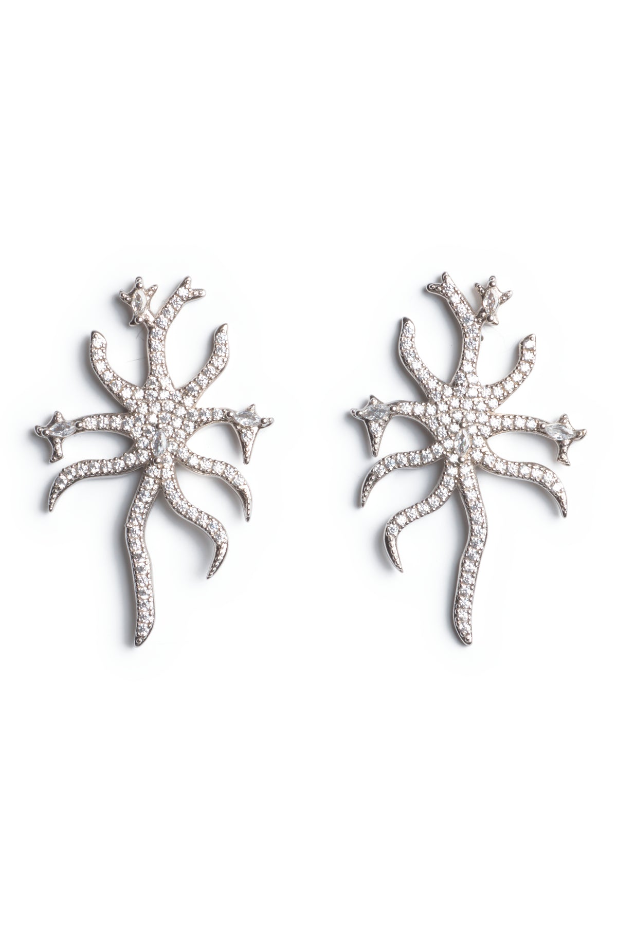 CRYSTAL CLEAR ETOILE EARRING