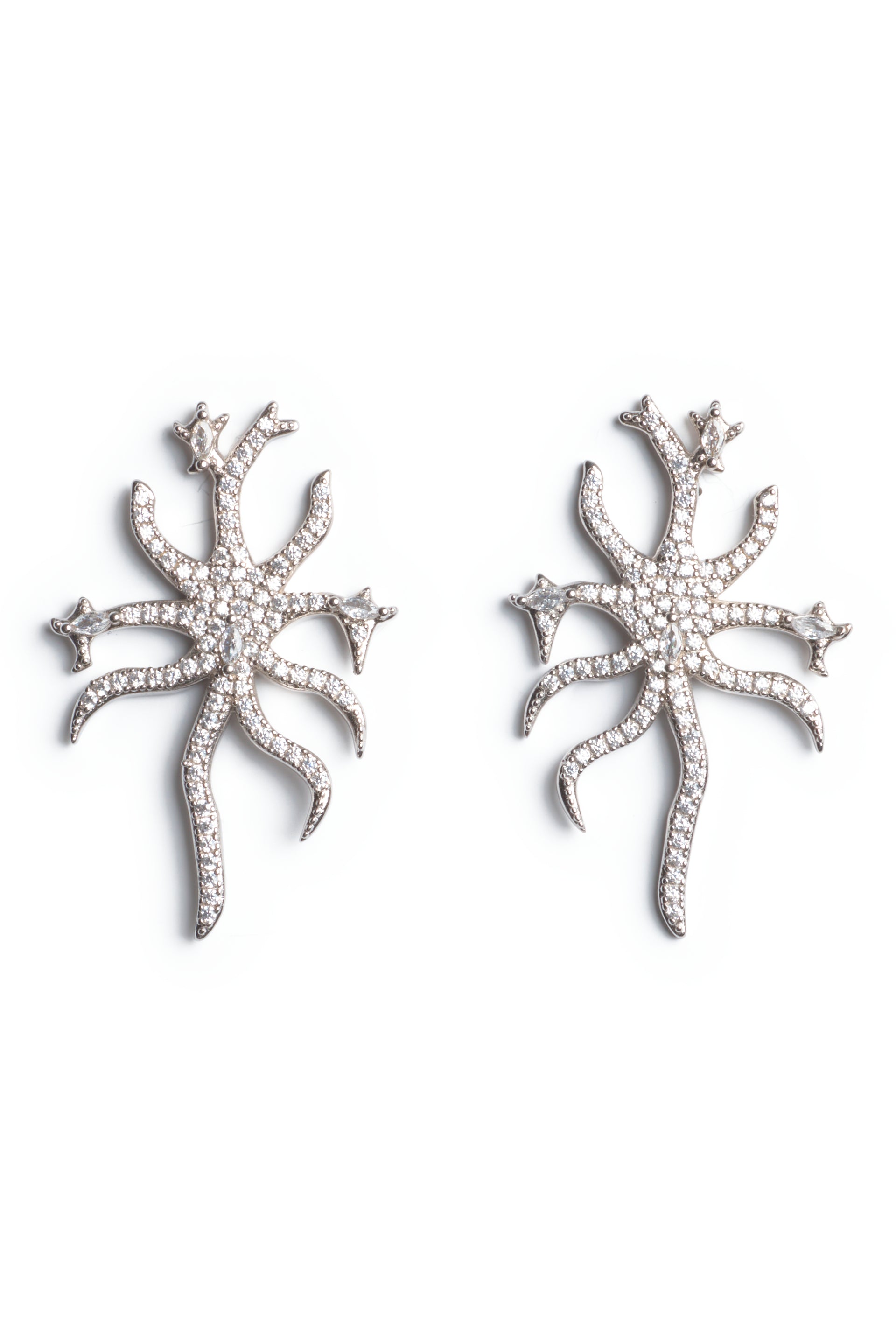 CRYSTAL CLEAR ETOILE EARRING