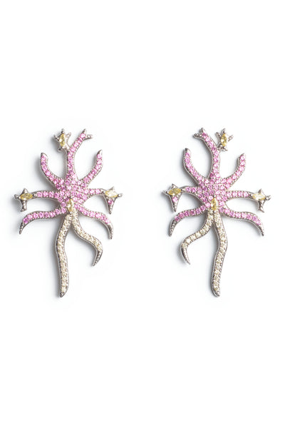 HOT PINK CANARY ETOILE EARRINGS | COLLINA STRADA – Collina