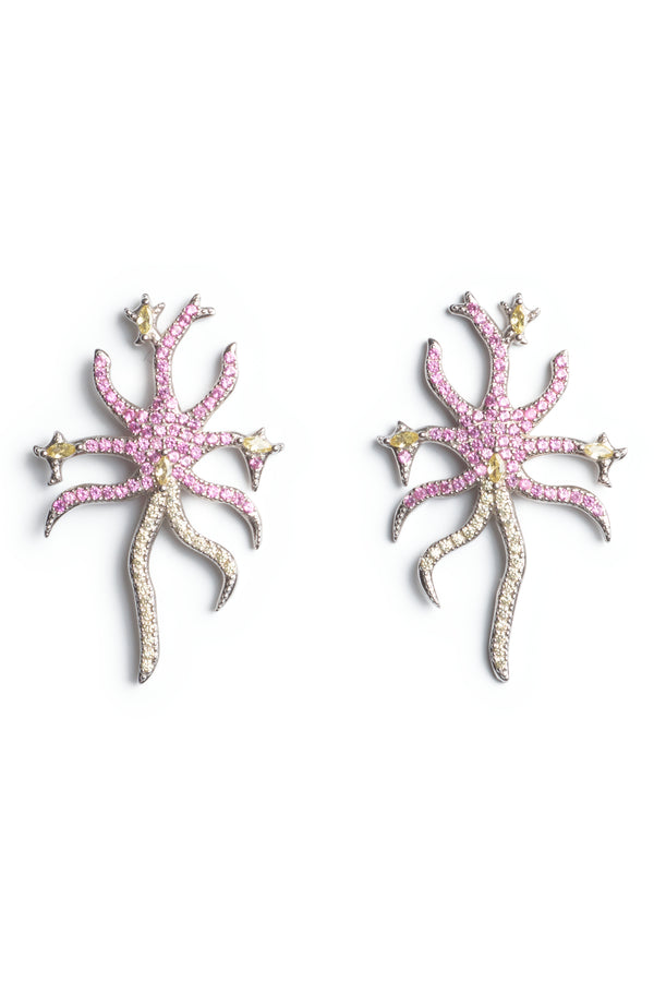 HOT PINK CANARY ETOILE EARRING