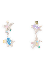 PARTY MIX STAR DANGLE EARRINGS