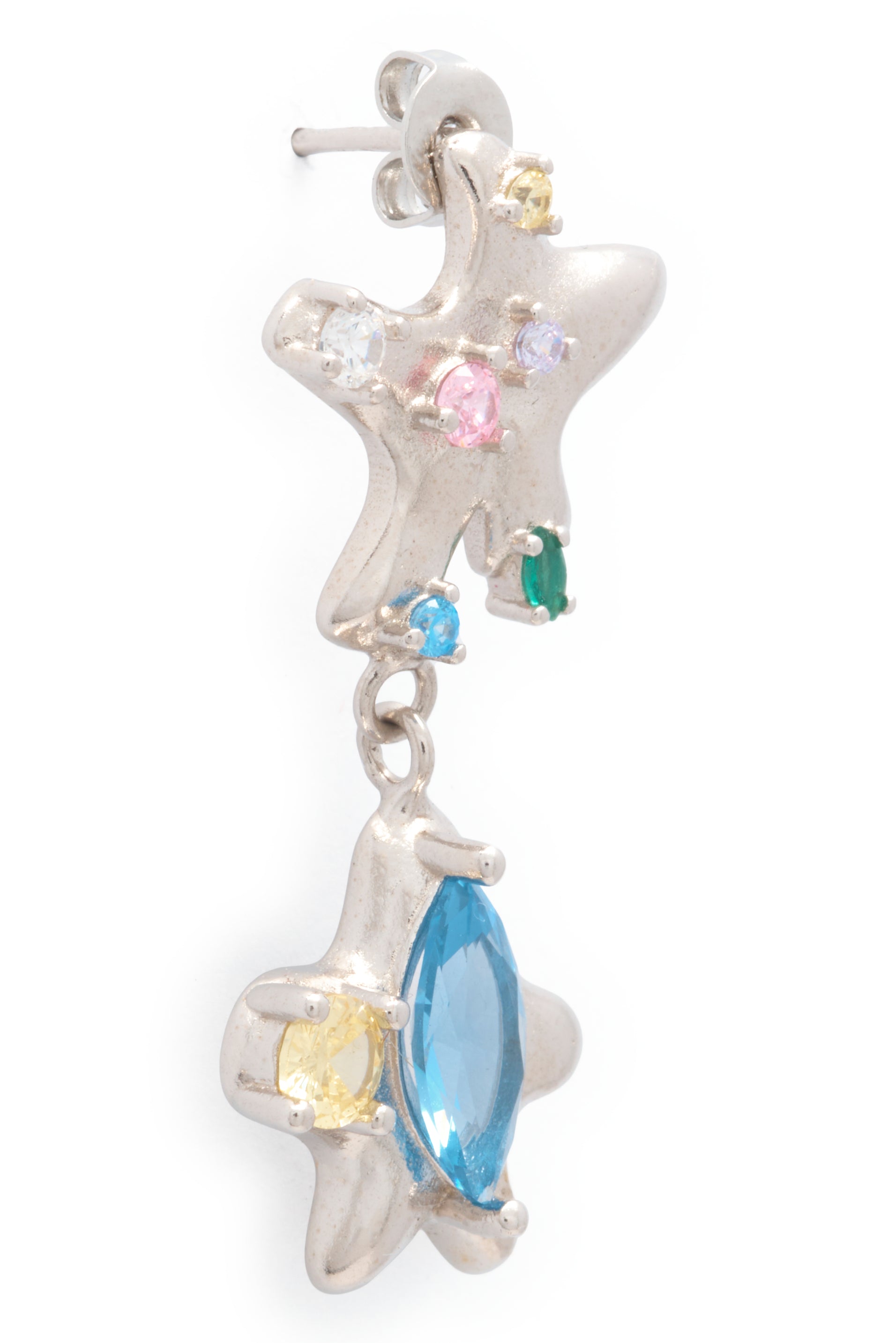 PARTY MIX STAR DANGLE EARRINGS