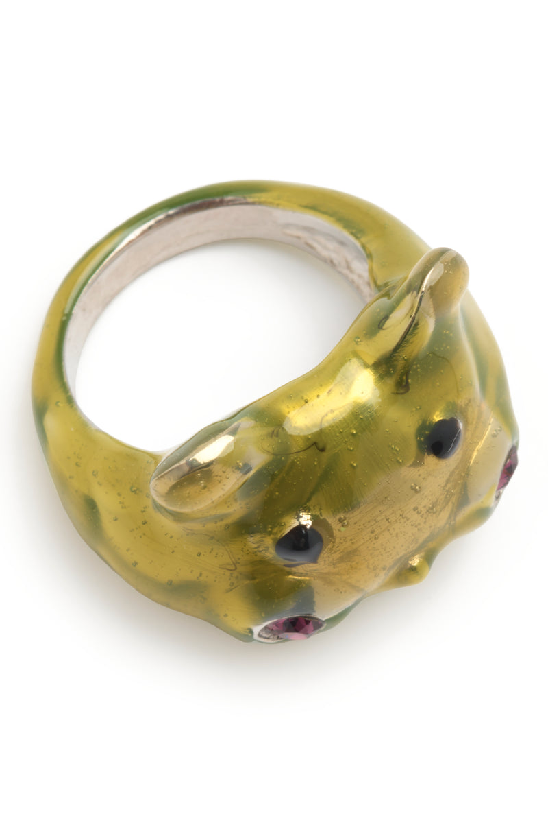 LIME BUG RING