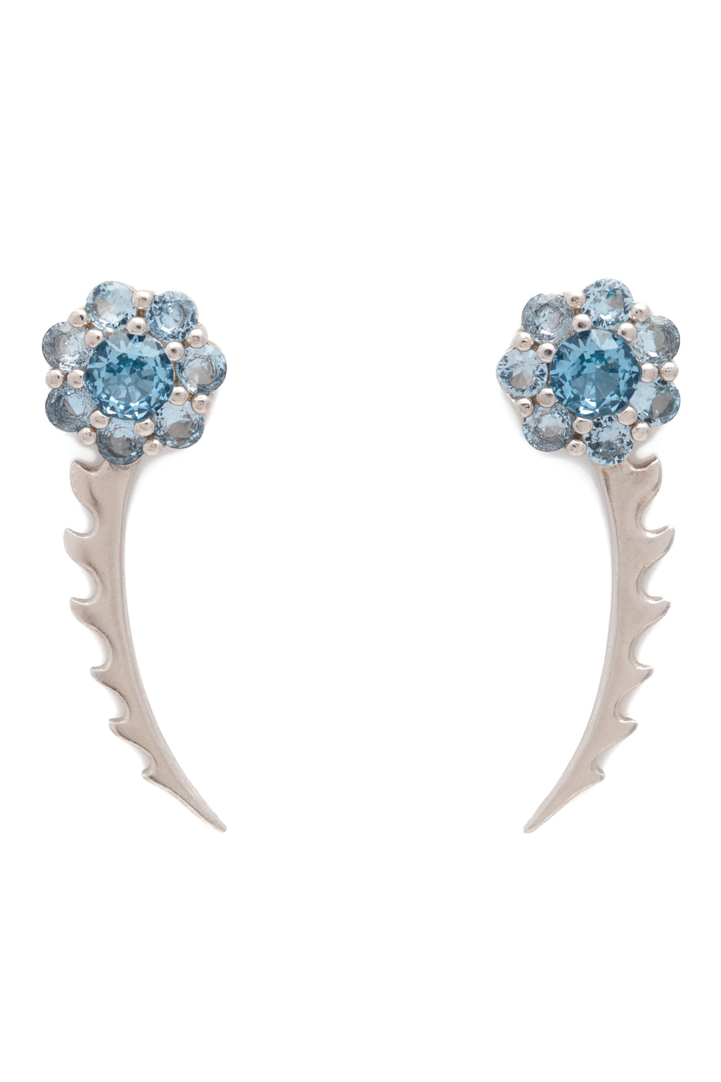 【関税込み】Collina Strada シルバー Mega Starlink ピアス CRYSTAL CLEAR MEGA STARLINK EARRINGS | COLLINA STRADA