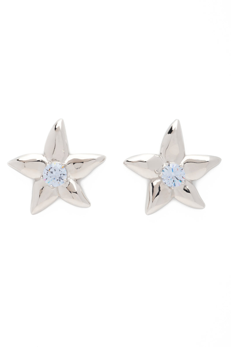 CRYSTAL CLEAR MEGA STARLINK EARRINGS