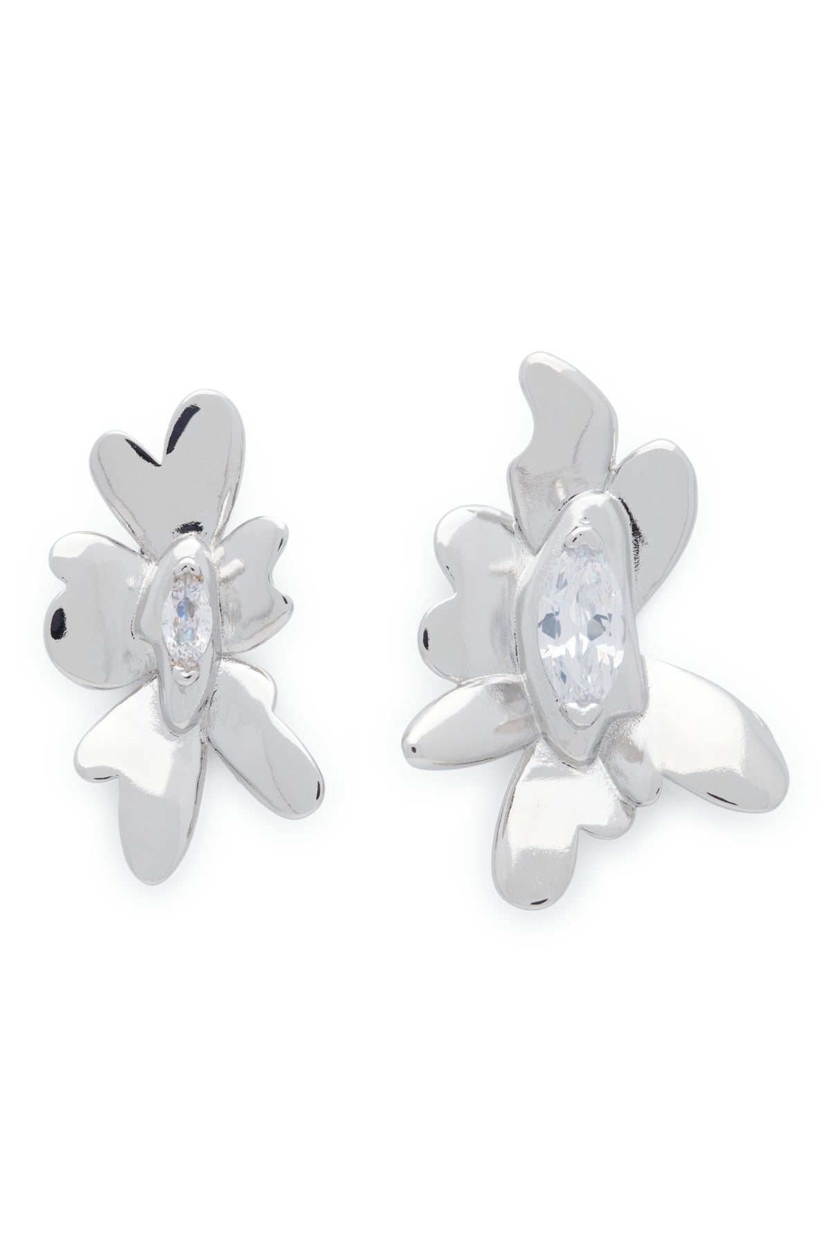 CRYSTAL CLEAR DAISY MAXI EARRING