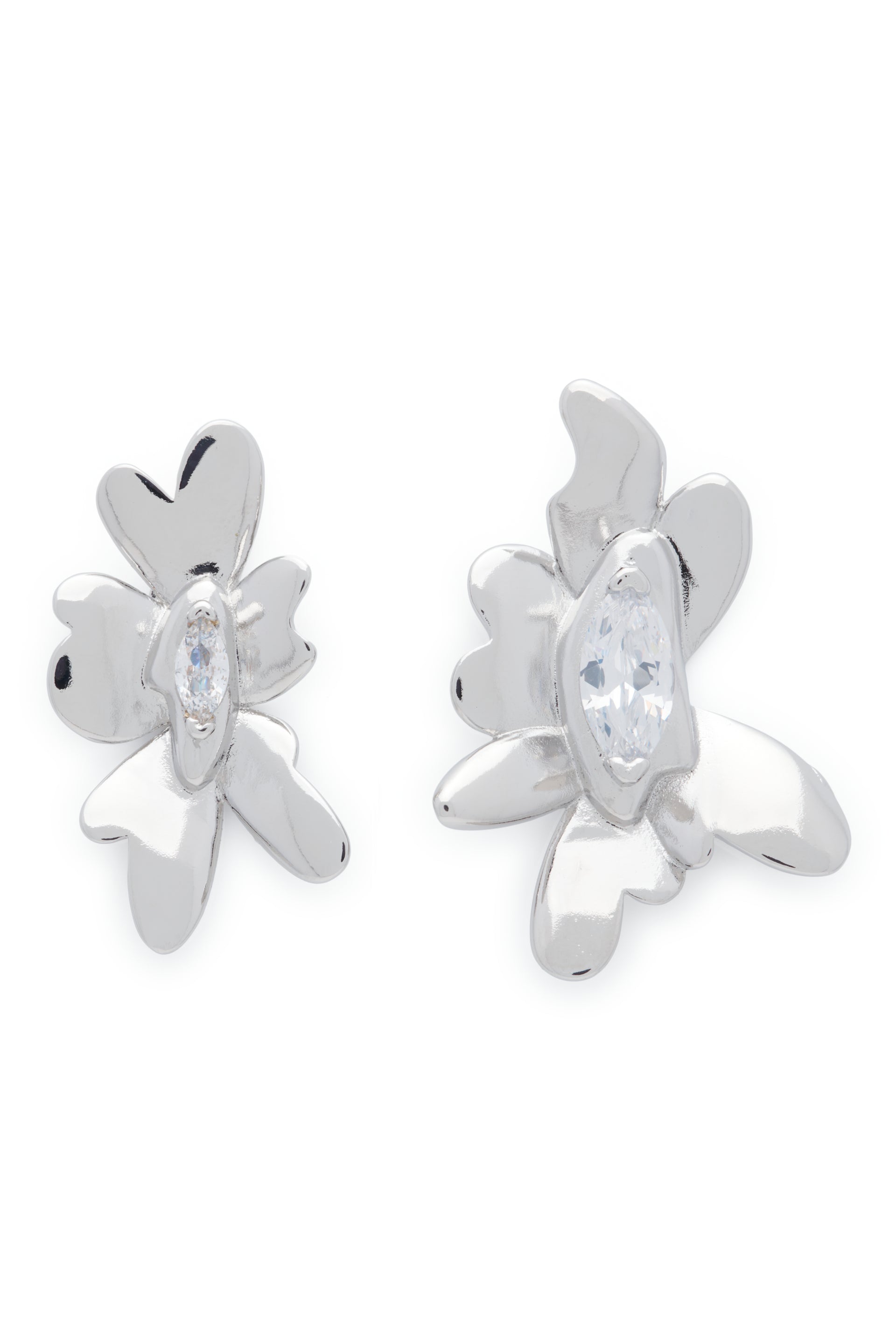 CRYSTAL CLEAR DAISY MAXI EARRING