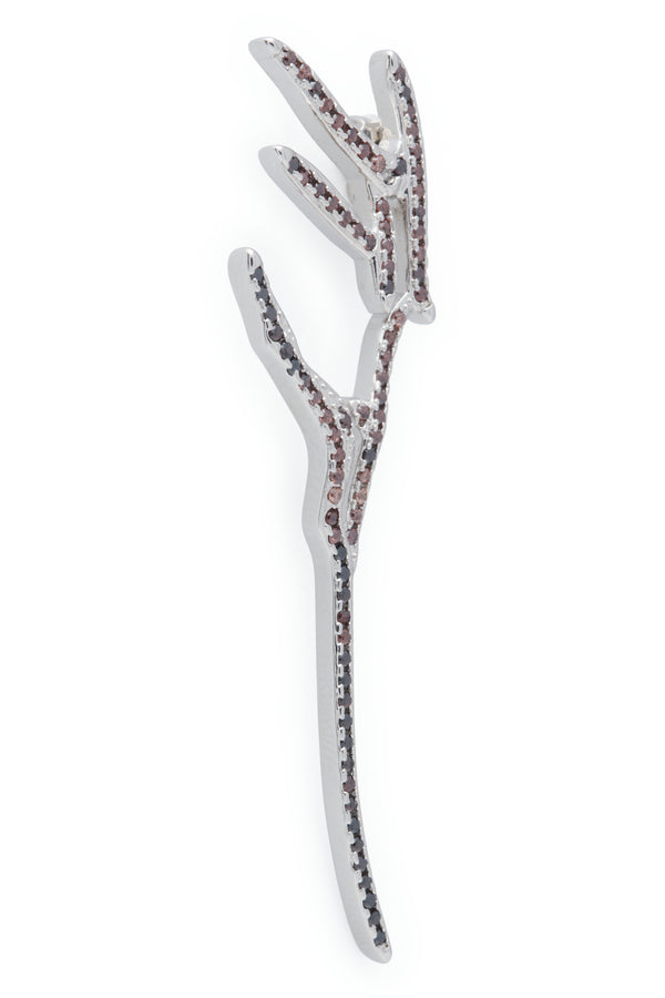 EARTH PAVE WING EARRINGS