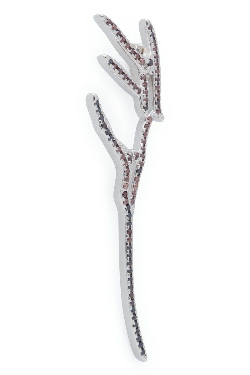 EARTH PAVE WING EARRINGS