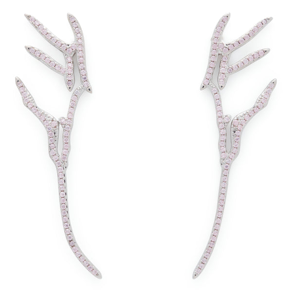 SKY PAVE WING EARRINGS | COLLINA STRADA – Collina Strada